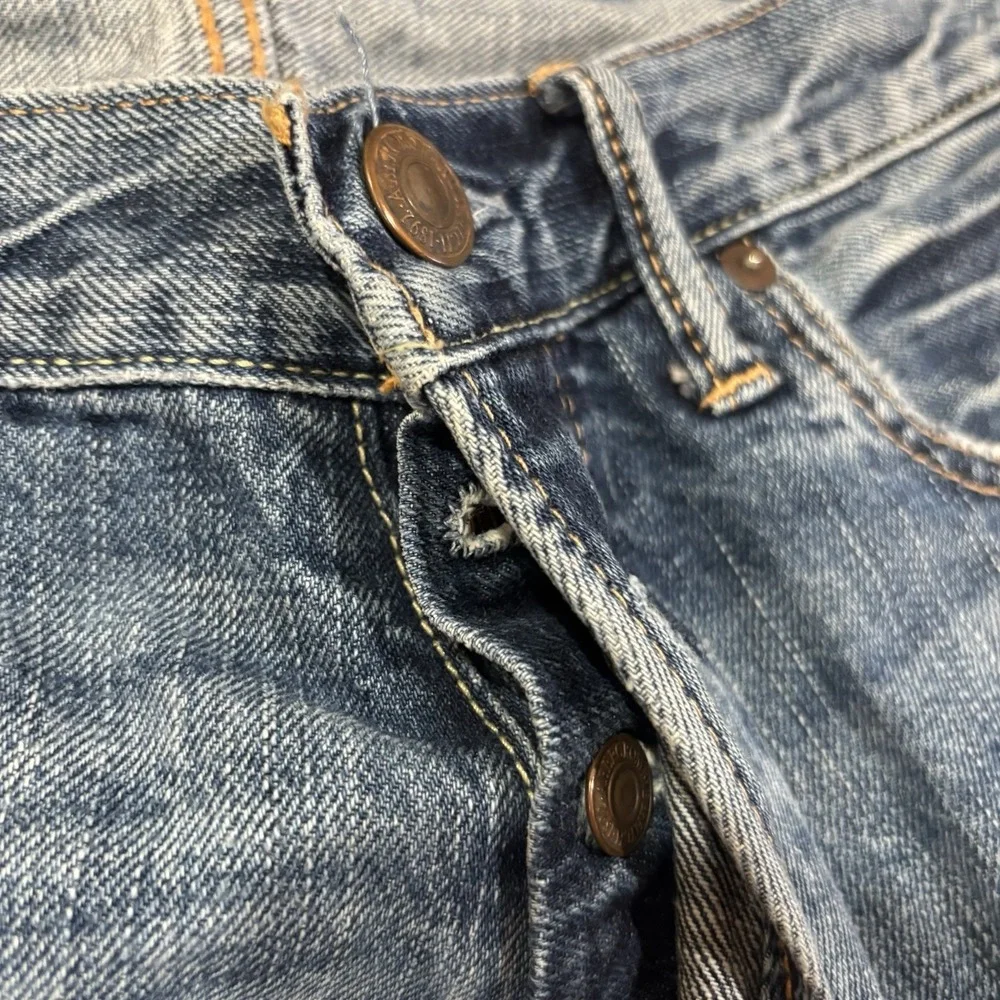 Vintage Abercrombie Fitch Kilburn Low Rise Boot Cut Jeans Men's 32x30 Blue Y2K